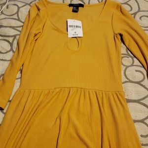 Mustard dress